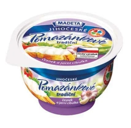Madeta Jihočeské Tradiční pomazánkové česnek a jarní cibulka 6x150g