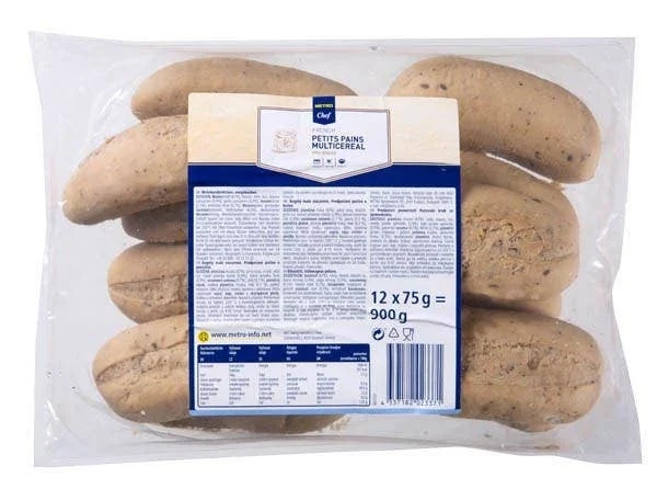 Metro Chef Bagetky vícezrnné 12x75g k dopečení