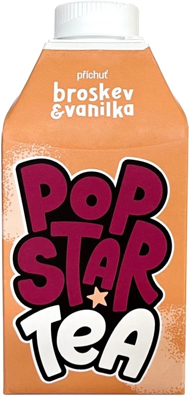 Popstar Tea Ledový čaj s příchutí broskve a vanilky