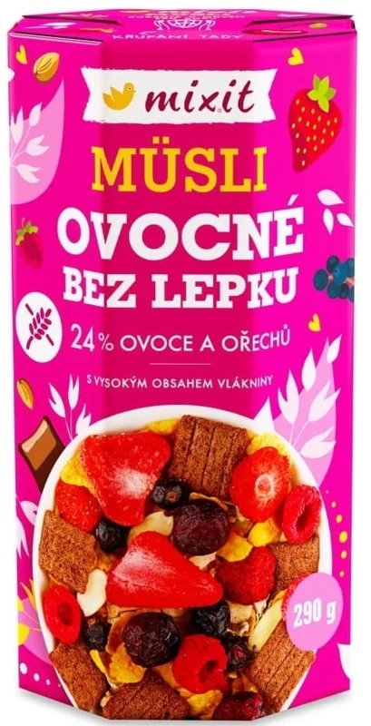 Mixit Ovocné müsli bez lepku