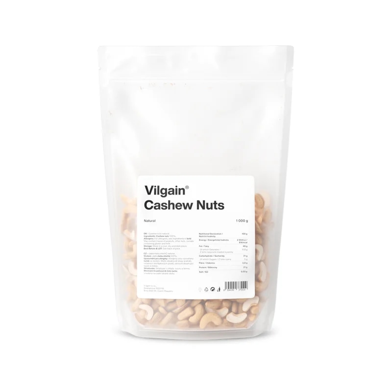 Vilgain Kešu ořechy natural – W320