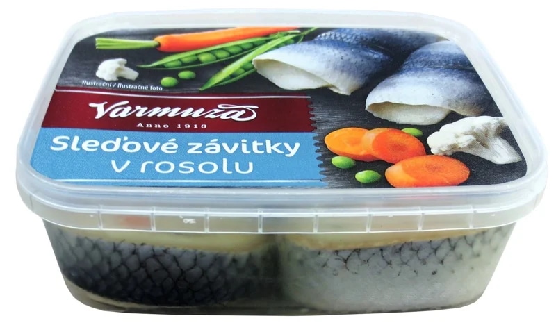 Varmuža Sleďové závitky v rosolu