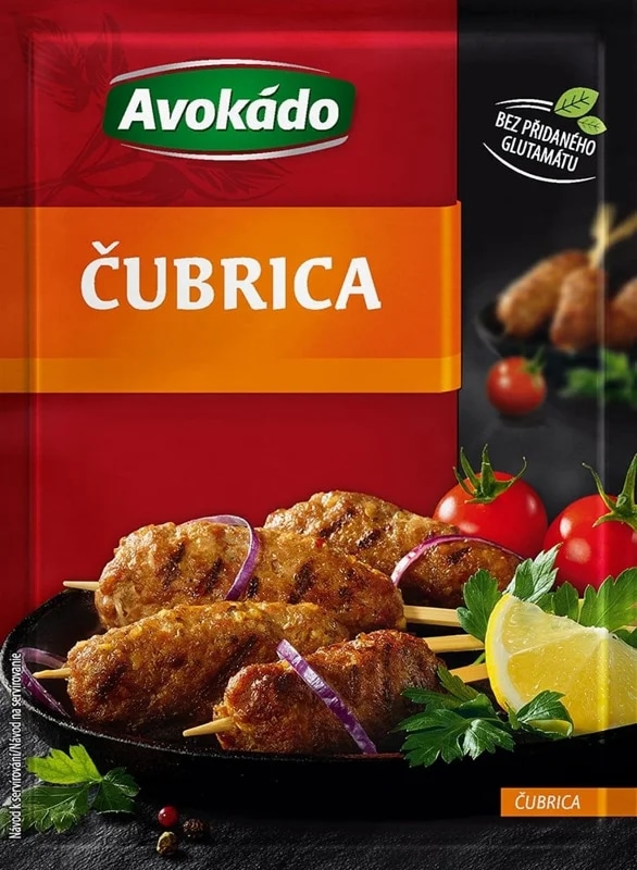 Avokádo Čubrica koření