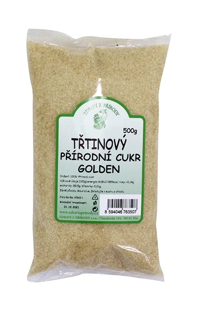 Zdraví z přírody Cukr třtinový Golden