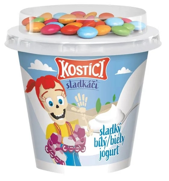 Kostíci Sladkáči bílý jogurt slazený