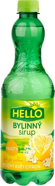 Hello bylinný sirup Bezový květ Citron