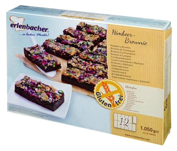 Erlenbacher Brownies s malinami