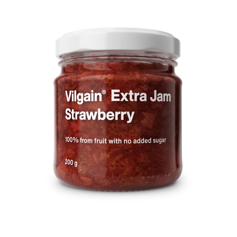 Vilgain Extra džem – jahoda bez přidaného cukru