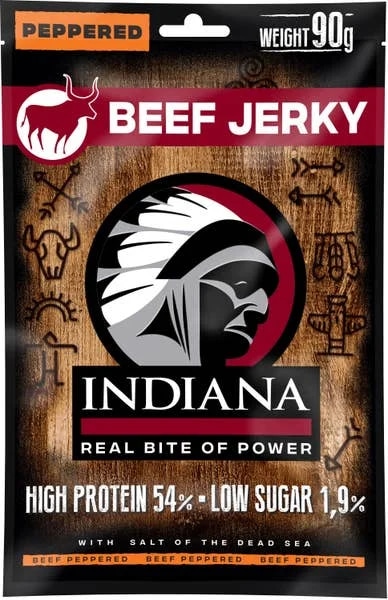 Indiana Jerky Hovězí Peppered