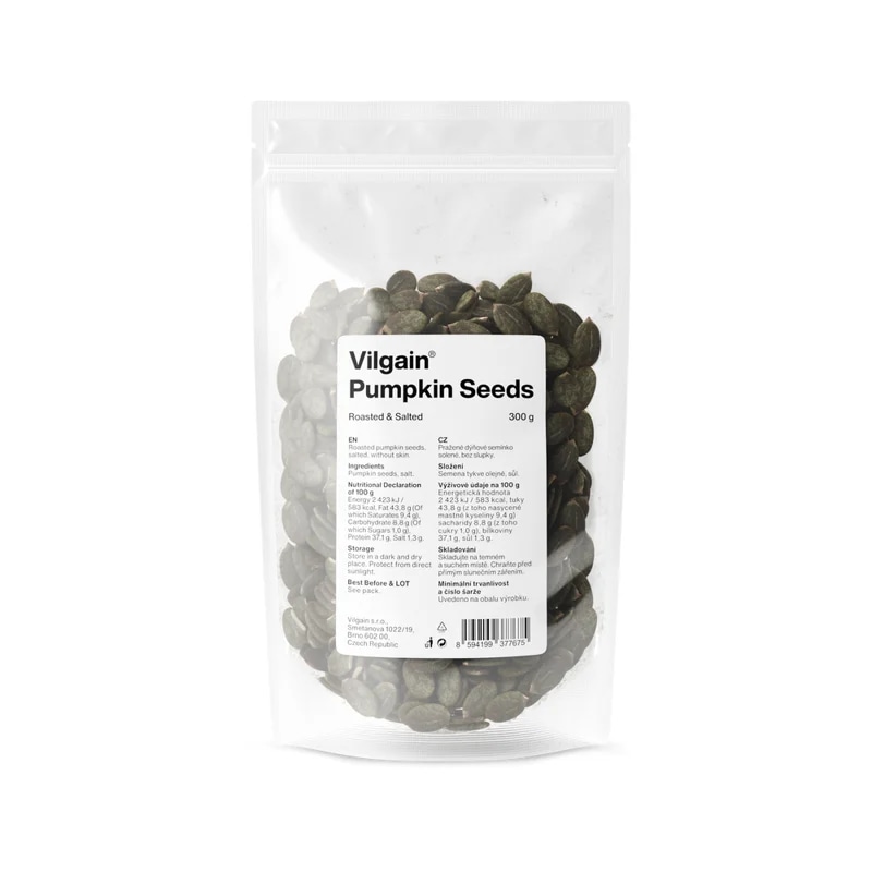 Vilgain Roasted Pumpkin Seeds Salted