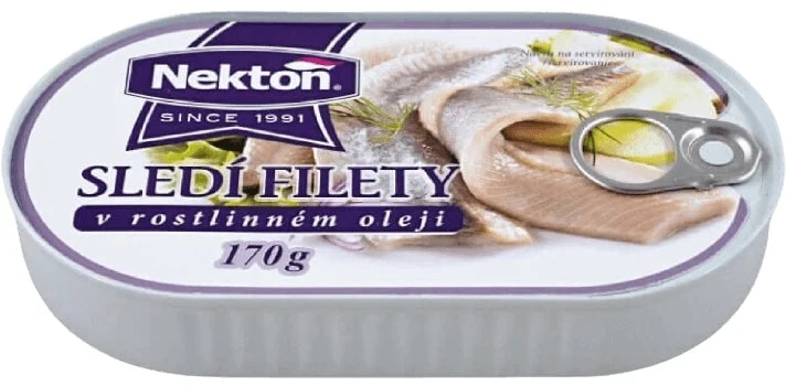 Nekton Sleďové filety - v rostlinném oleji