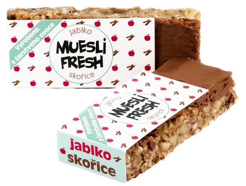 Muesli Fresh Tyčinka jablko-skořice