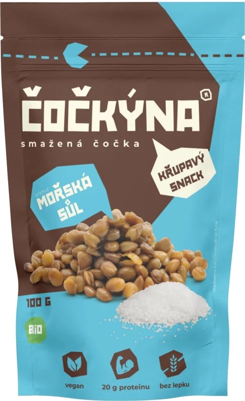 Čočkýna BIO Smažená čočka s mořskou solí
