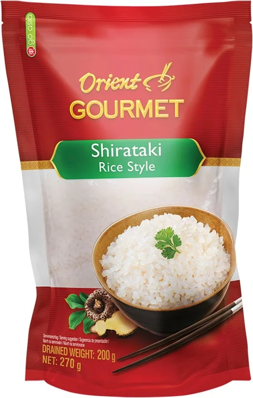 Orient Gourmet Shirataki konjak nudle ve tvaru rýže