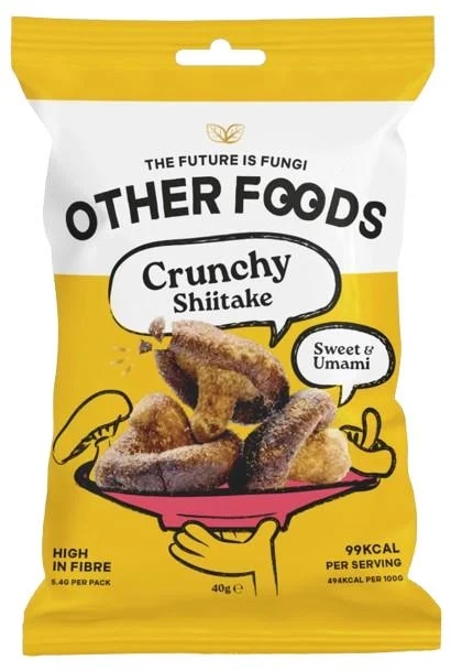 Other Foods Křupavé shiitake houbové chipsy