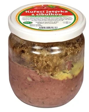 Farma rodiny Němcovy Kuřecí jatýrka s cibulkou