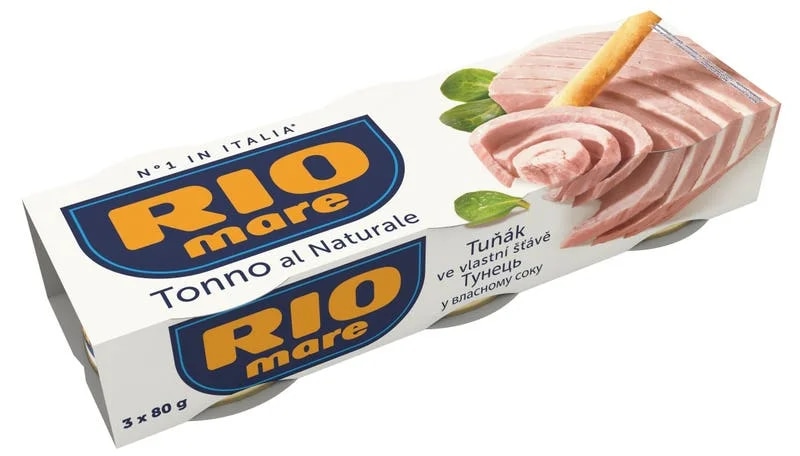 Rio Mare Tuňák ve vlastní šťávě 3x80g