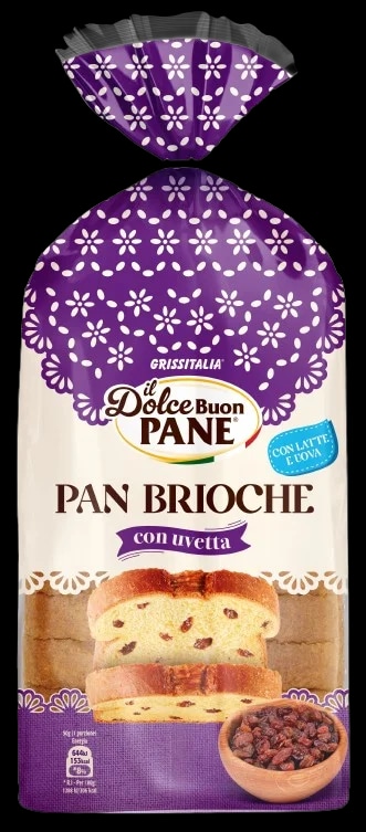 il Buon Pane Filone Toustový chléb brioškový s rozinkami