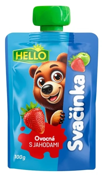 Hello Ovocná svačinka s jahodami