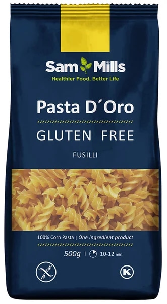 Sam Mills Vřetena bezlepkové kukuřičné těstoviny