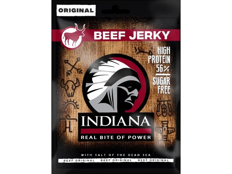 INDIANA Jerky ORIGINAL - hovězí sušené maso Množství: