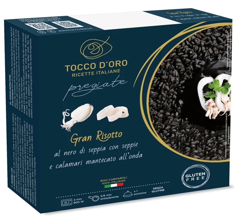 Tocco D'Oro Gran risotto se sépií a chobotnicí