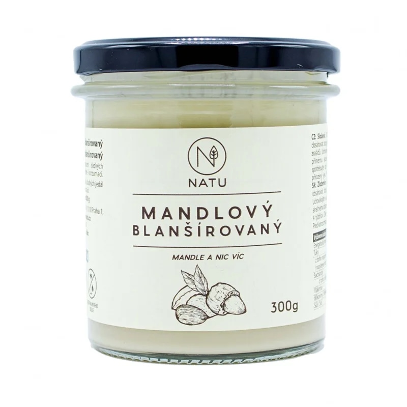 NATU Mandlový krém blanšírovaný 300g