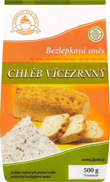 Jizerské pekárny Směs na vícezrnný chléb bez lepku