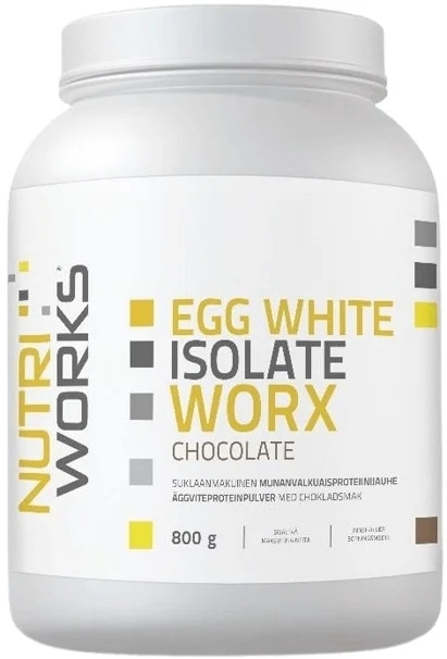 Nutriworks Egg White Isolate Worx - čokoláda