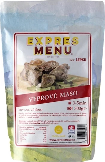 Expres menu maso ve vlastní šťávě - vepřové