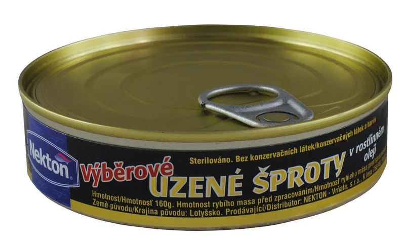 Nekton Šproty uzené výběrové