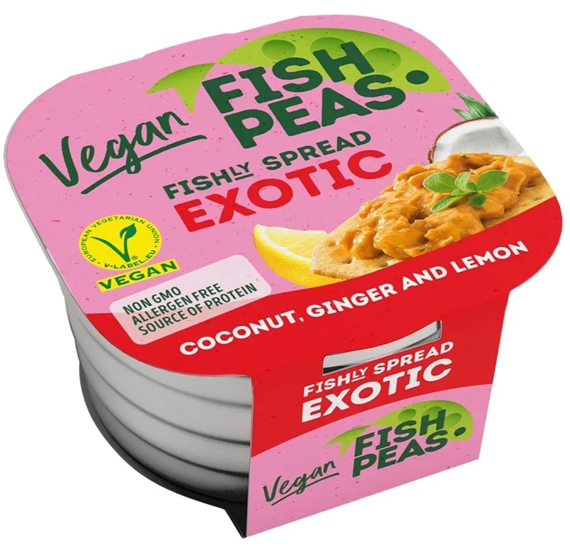 Fish Peas Veganská pomazánka s hrachovou bílkovinou Exotic