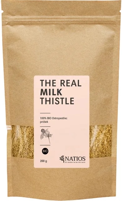 NATIOS BIO Ostropestřec mariánský Prášek