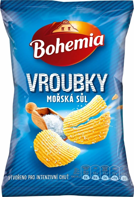 Bohemia Vroubky Mořská sůl