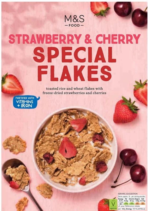 Marks & Spencer Berry & Cherry Flakes