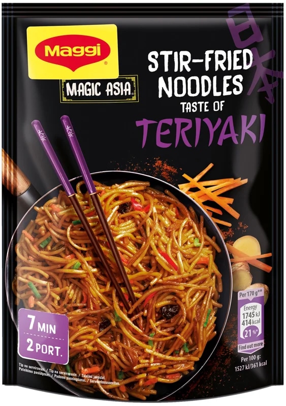Maggi Magic Asia Smažené nudle Teriyaki