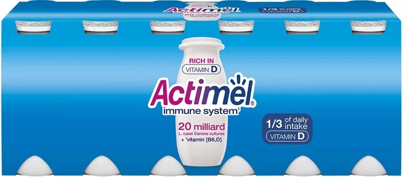 Actimel Probiotický nápoj bílý 12×100 g