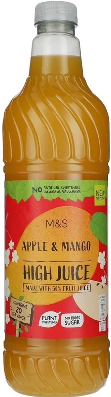 Marks & Spencer Jablečná šťáva s mangovým pyré bez přidaného cukru