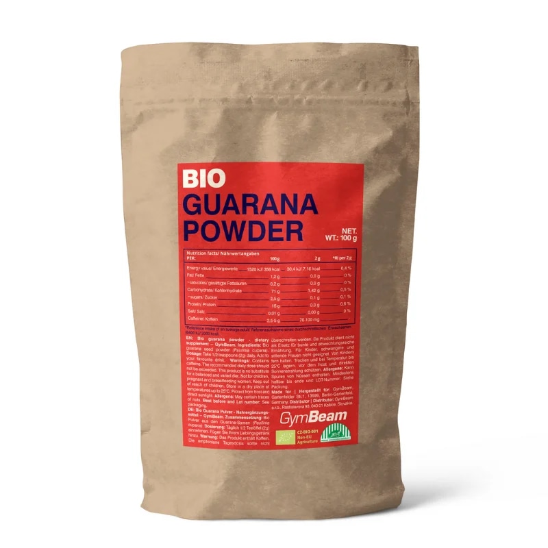 GymBeam BIO Guarana prášek