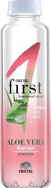 Fructal  Voda Aloe vera a hrozny