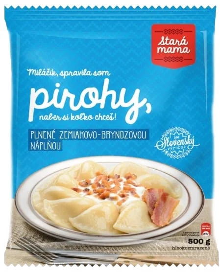 Stará mama Pirohy s bramborovo-bryndzovou náplní