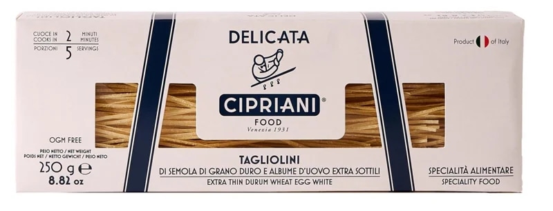 Cipriani Vaječné tagliolini