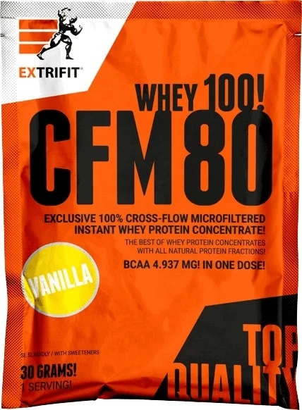 Extrifit CFM Instant Whey 80 - bílý jogurt