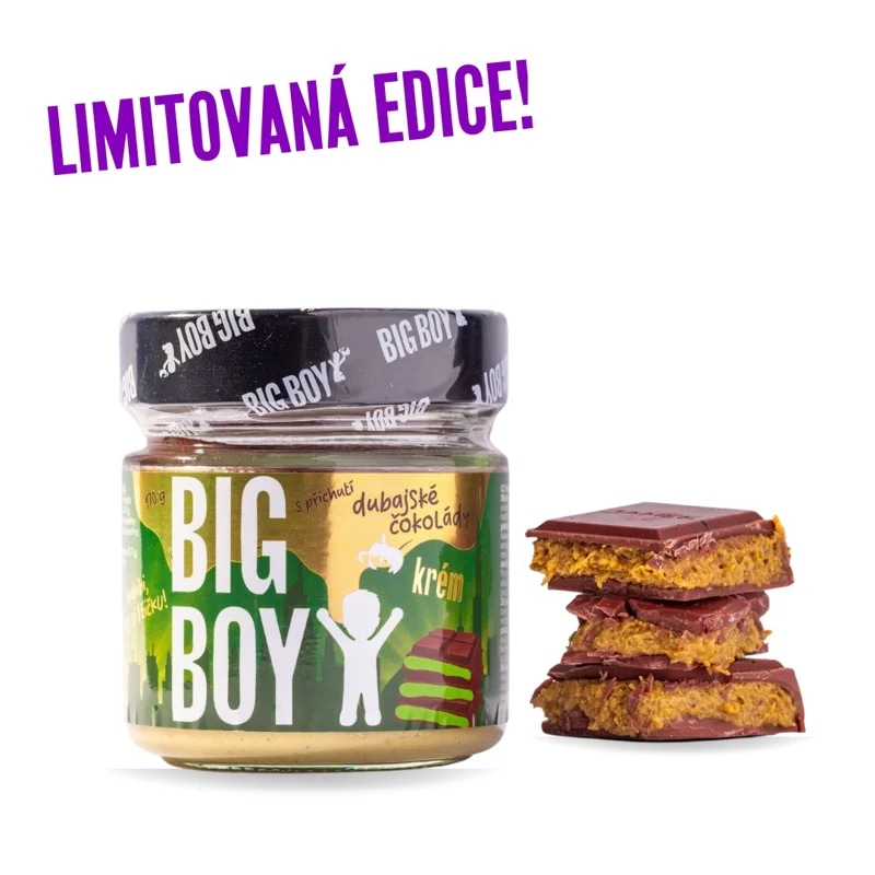 BIG BOY Pistáciový krém s příchutí dubajské čokolády