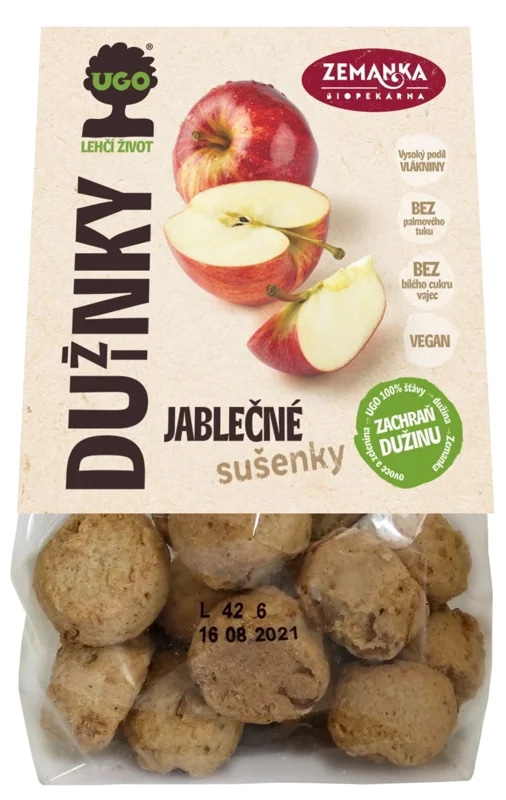 Biopekárna Zemanka Sušenky s dužinou z jablek