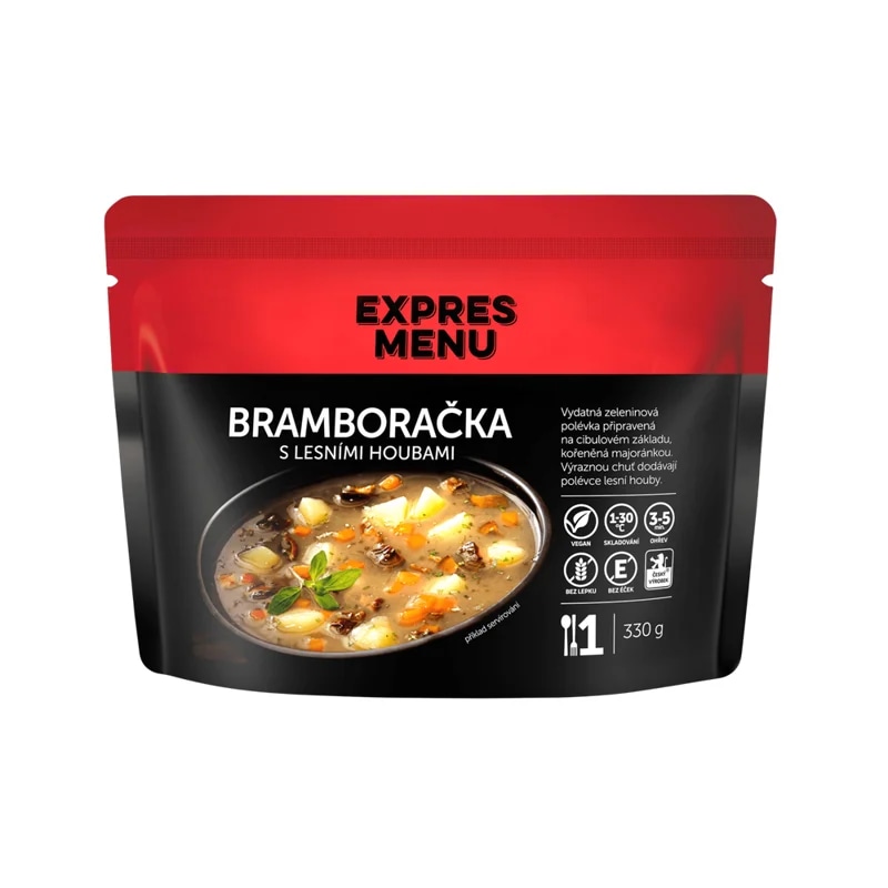 Expres Menu Bramboračka s lesními houbami