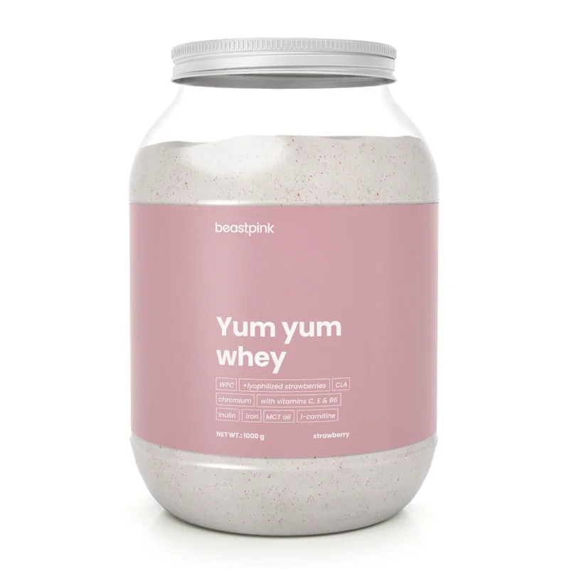 BeastPink Yum Yum Whey strawberry splash