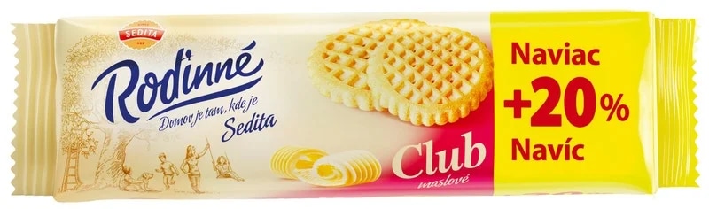 Sedita Club máslové sušenky