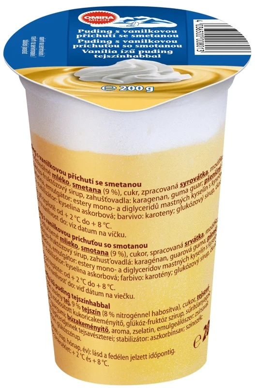 Omira BODENSEE Vanilkový pudink se šlehačkou