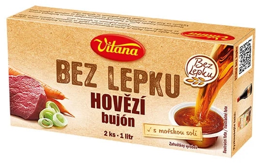 Vitana Bez lepku Hovězí bujón